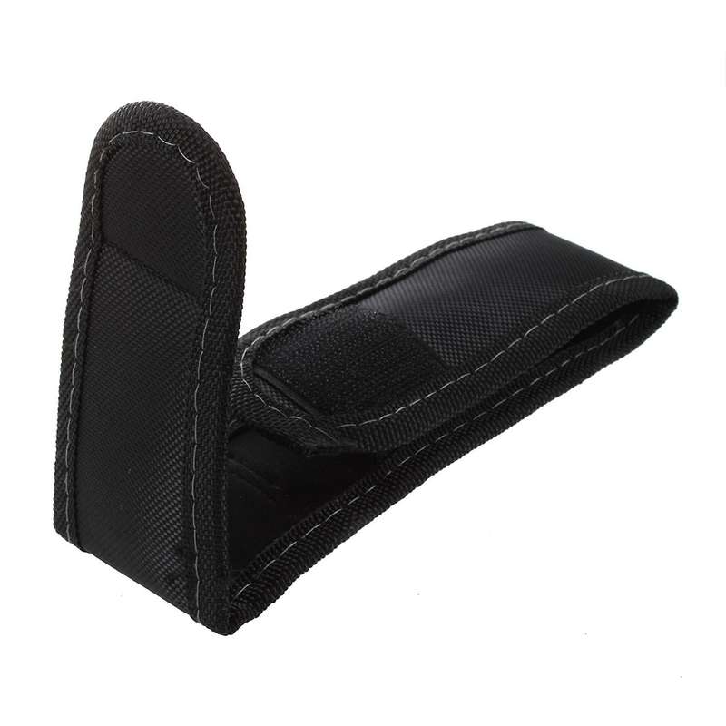 Led Flashlight Torch Nylon Holster Cover Pouch Holder