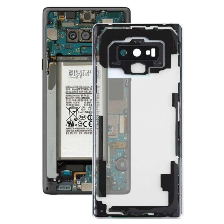 for Samsung Galaxy Note9 / N960D N960F Transparent Battery Back Cover with Camera Lens Cover (Tra...