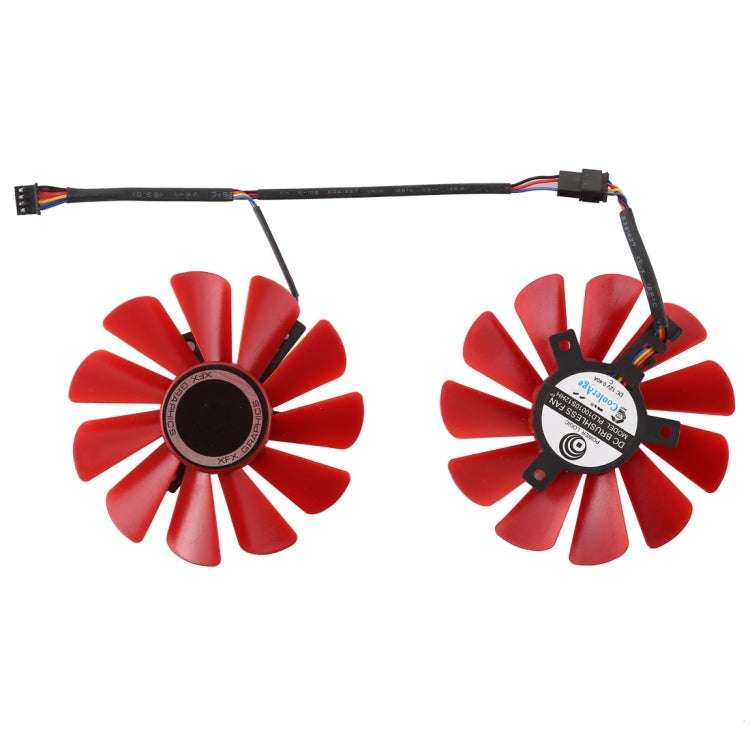 FDC10U12S9-C 0.45amp 4 Pin Graphics Video Card Cooling Fans for XFX RX 560D RX 570 RX 580 RX Vega...