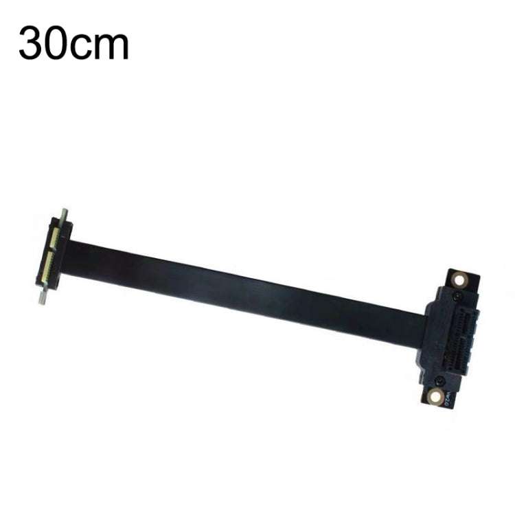 PCI-E 3.0 1X 90 Degrees Graphics Card / Wireless Network Card Extension Cable, Cable Length: 30cm