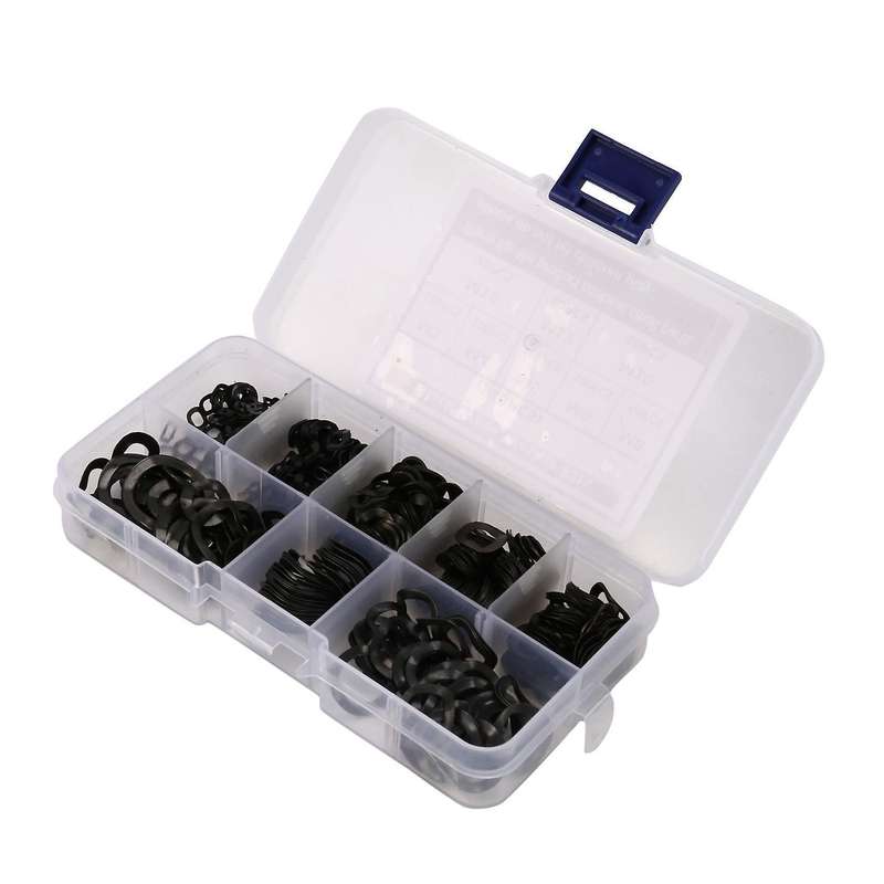 Black Steel Ring Washers 65mn Kits-m3 M4 M5 M6 M8 M10 M12 M16 550 Pcs