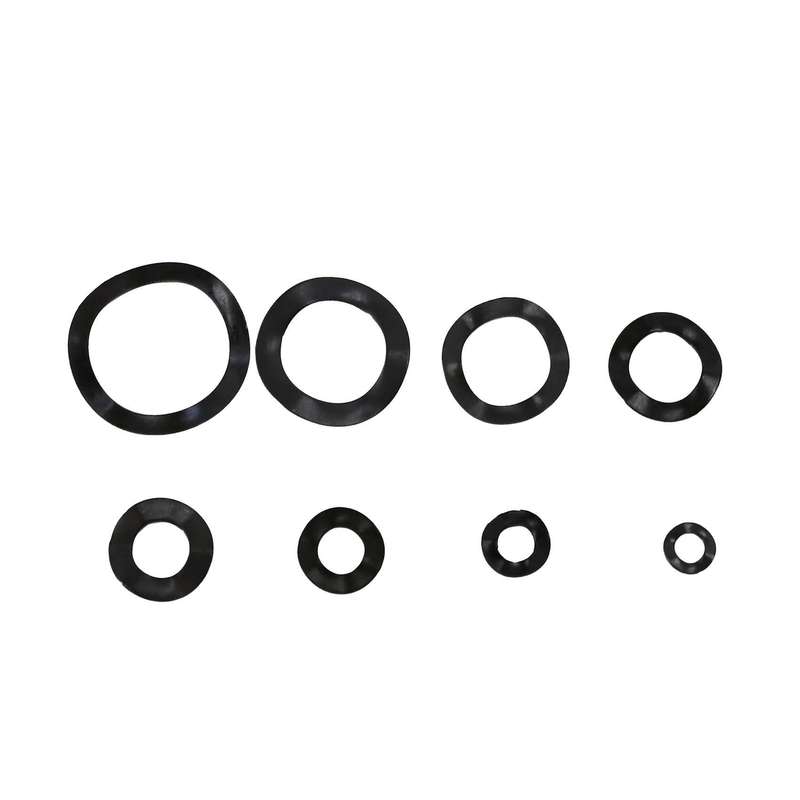 Black Steel Ring Washers 65mn Kits-m3 M4 M5 M6 M8 M10 M12 M16 550 Pcs
