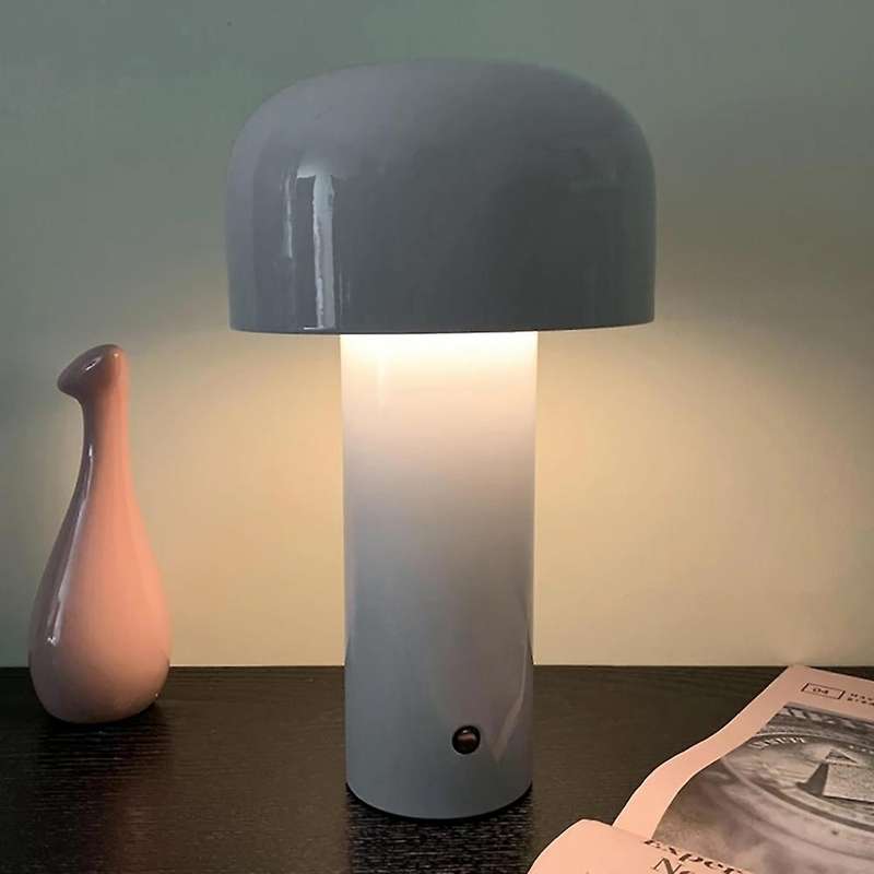 Portable Led Table Lamp Mushroom Lamp Wireless Touch Night Light C