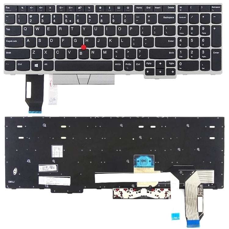 US Version Keyboard for Lenovo Thinkpad E580 E585 E590 E595 T590 P53S L580 L590 P52 P72 P53 P73 (...
