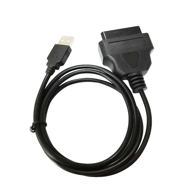 16PIN USB AM to OBD2 Female Conversion Cable Car Computer Diagnostic Cable