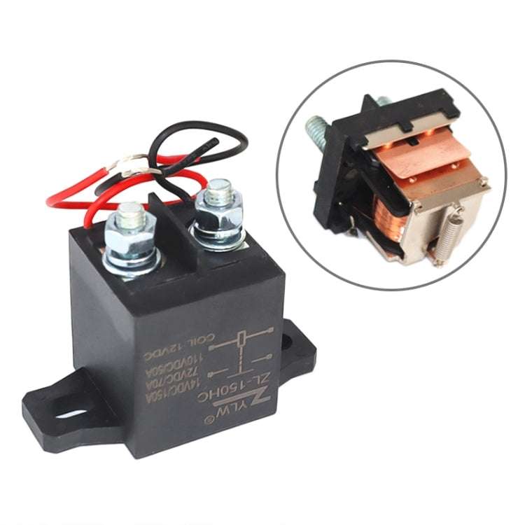 Car New Energy Arc Extinguishing DC 150A Contactor Start Relay, Rated Voltage:12V Startup Type