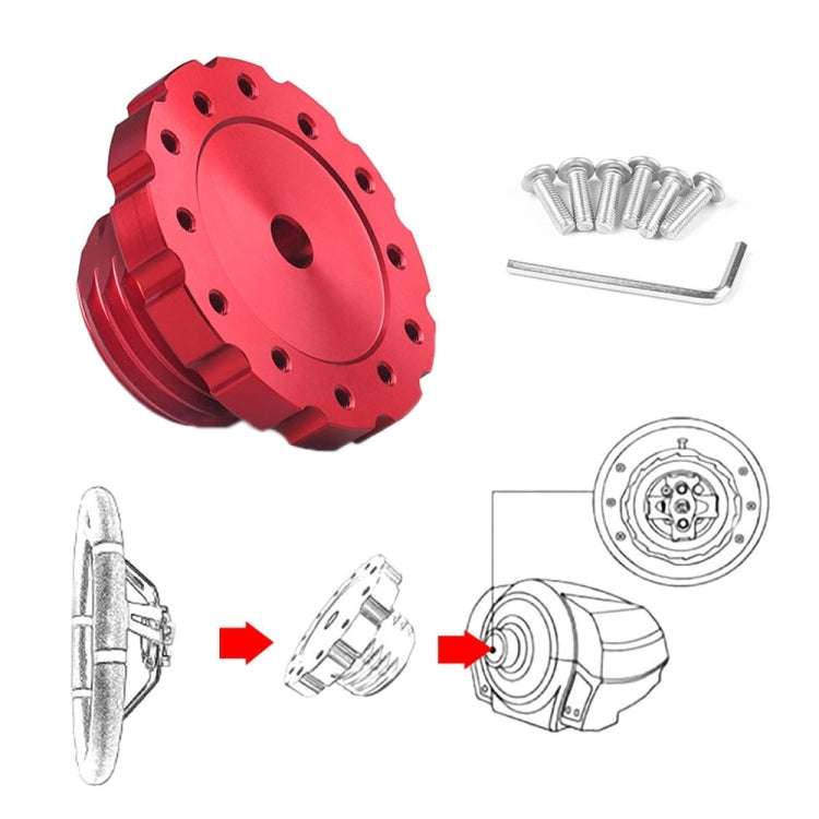 for Thrustmaster TXT300 T500TS Gaming Steering Wheel Connection Adapter (Red)