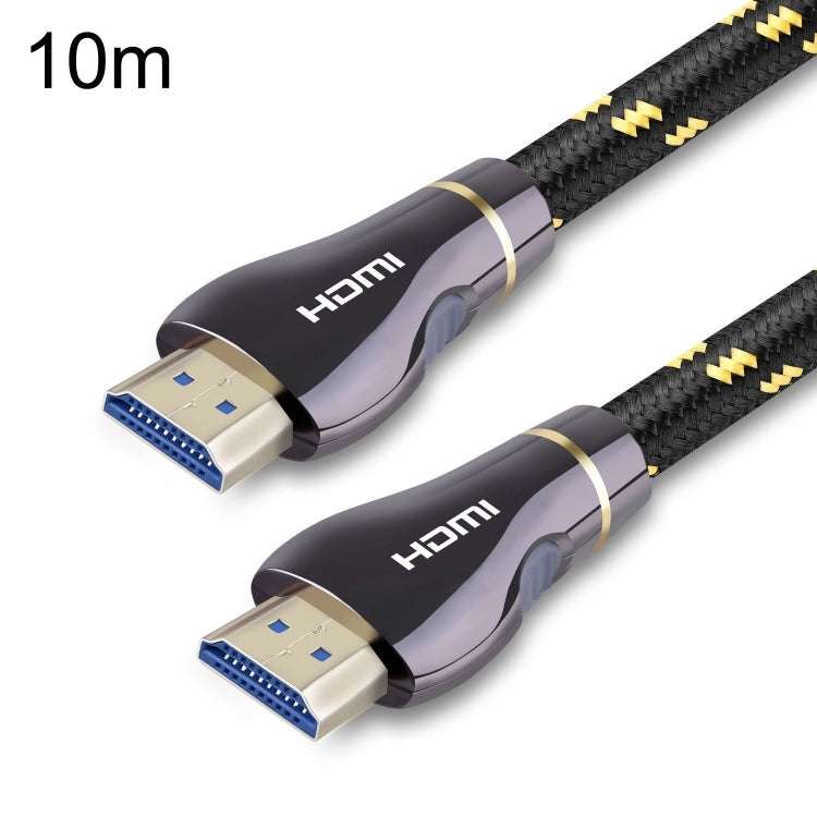10m All Copper 2.0 HDMI HD Cable Supports 4K Zinc Alloy HDMI Data Cable(Black)