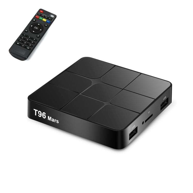 T96 Mars 4K HD Smart TV Box with Remote Controller, Android 7.1.2, S905W Quad-Core 64-Bits ARM Co...