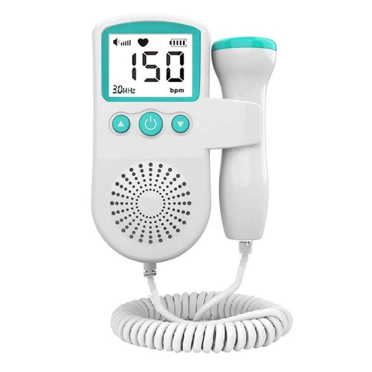 B3 Home Doppler Ultrasound Handheld Fetal Heart Pregnant Women Fetal Heart Monitor(Green)