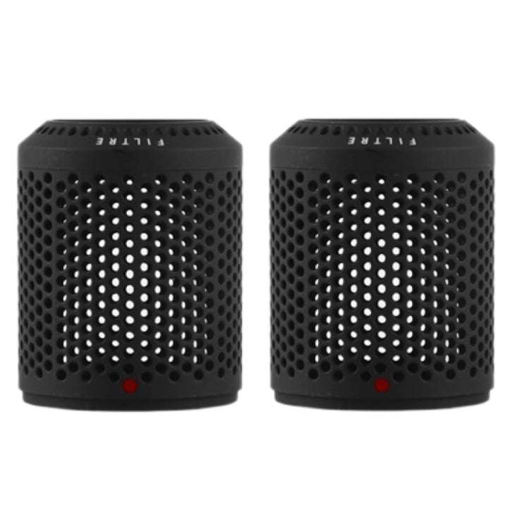 2 PCS Outer Cover Dust Filter for Dyson Hair Dryer HD01/HD03/HD08(Black)