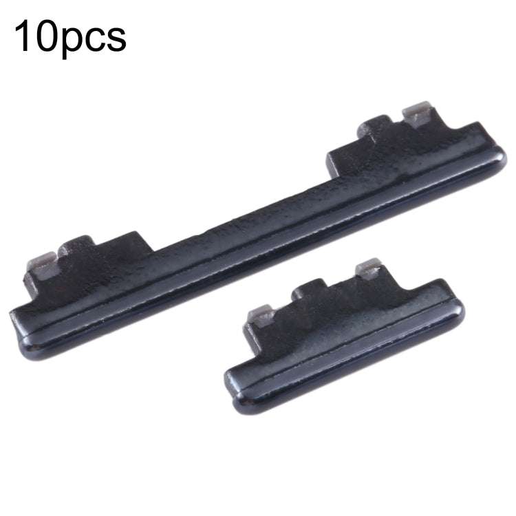 for Samsung Galaxy S20 FE SM-G780 10pcs Power Button + Volume Control Button(Black)