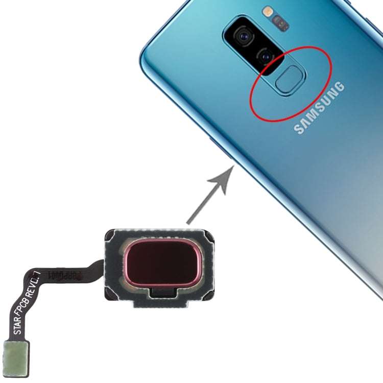 for Galaxy S9 / S9+ Fingerprint Sensor Flex Cable(Red)