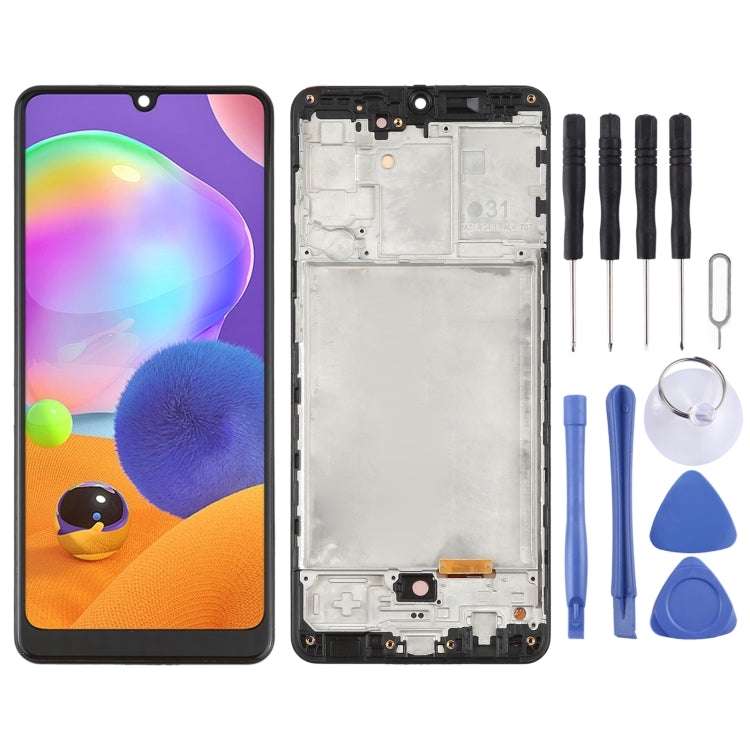 OLED LCD Screen for Samsung Galaxy A31 SM-A315 (6.33 inch) with Digitizer Full Assembly with Fram...