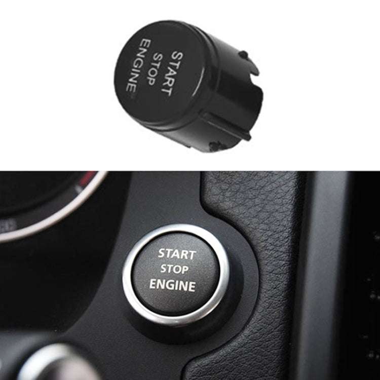 One-key Start Engine Stop Switch Button for Land Rover Freelander 2, Left Driving (Black)