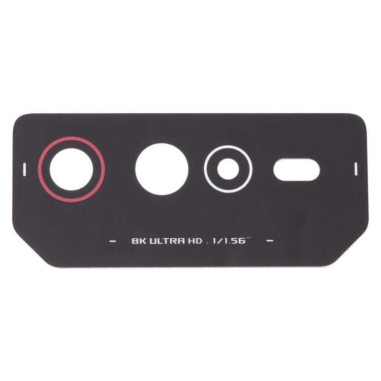for Asus ROG Phone 6 AI2201-C AI2201-F Back Camera Lens (Black Red)