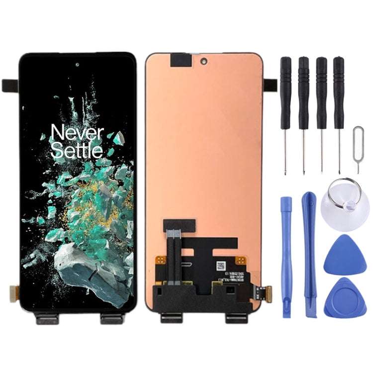 Fluid AMOLED LCD Screen for OnePlus 10T CPH2415 CPH2413 CPH2417 with Digitizer Full Assembly(Black)