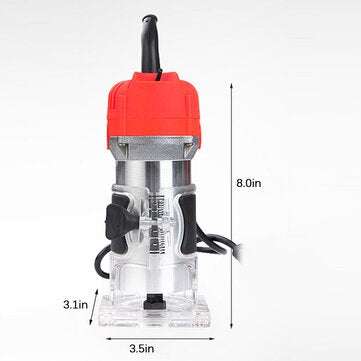 1100W Electric Hand Trimmer Palm Router Wood Laminate Joiner Tool Variable Speed