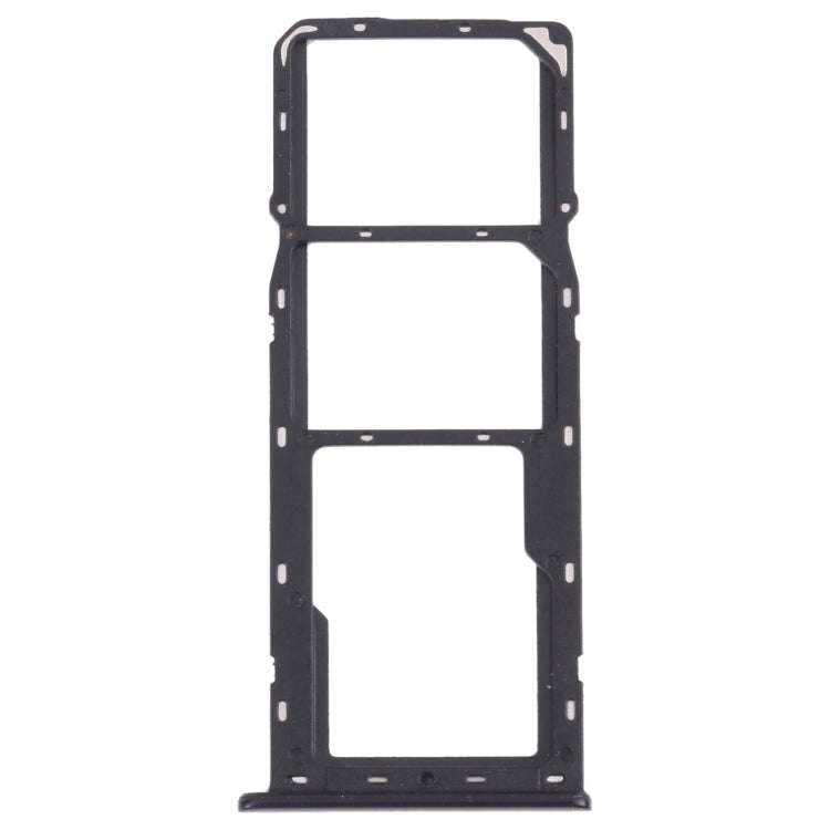 for OPPO A12 CPH2083, CPH2077  SIM Card Tray + SIM Card Tray + Micro SD Card Tray (Black)