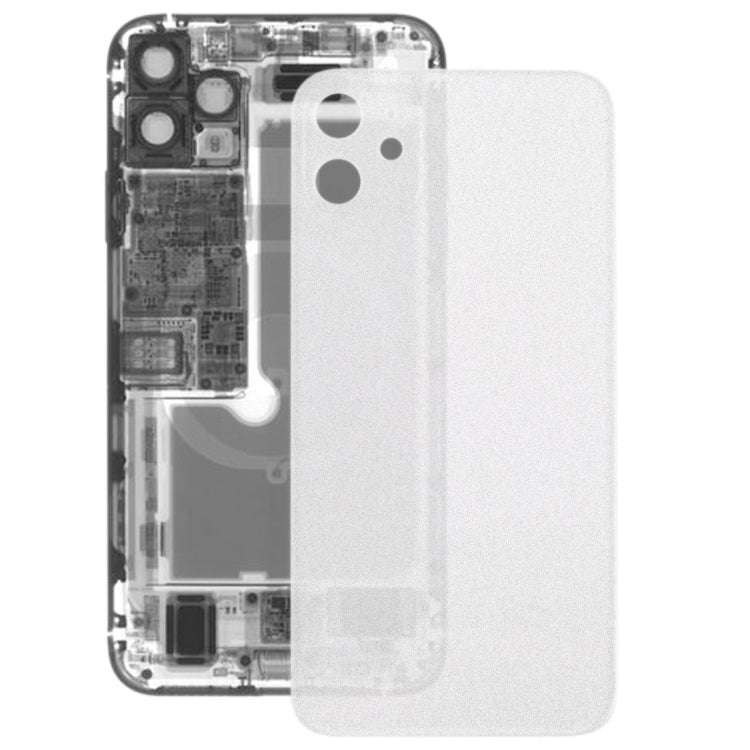 Transparent Frosted Glass Battery Back Cover for iPhone 11(Transparent)