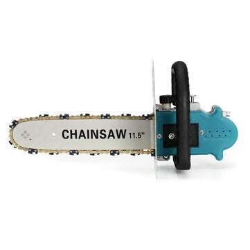 11.5" Chain Saw Bracket + Chain Suitable for 100/125mm Angle Grinder