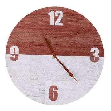 11`` DIY Digital Wood Wall Clock Diameter 28CM Seamless Hook For Home Office Bar