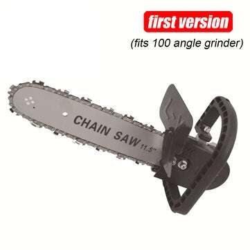 11.5 Inch Chainsaw Bracket Set Change Electric Angle Grinder into Chain Saw (TYPE: A)