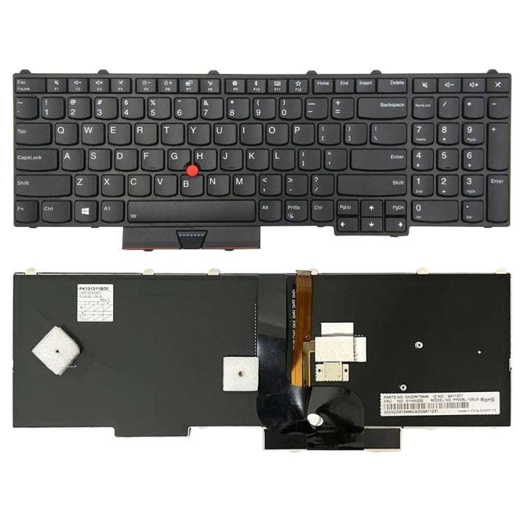 for Lenovo ThinkPad P50 P51 P70 P71 US Version Backlight Laptop Keyboard with Pointing