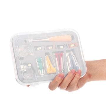 11 Piece Set DIY Home Patchwork Manual Pull Tube Tape Maker Kit Binder Tool for Sewing Craft