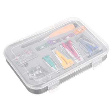 11 Piece Set DIY Home Patchwork Manual Pull Tube Tape Maker Kit Binder Tool for Sewing Craft