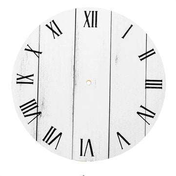 11 Inch DIY Wooden Wall Clock Diameter 28CM Round Room Home Bar Office Decor
