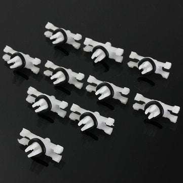 10xCar Roof Rain Gutter Moulding Trims Fastener Clips For BMW E46
