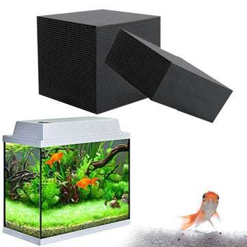 10x10x10cm Water Purifier Cube Eco-Aquarium Activated Carbon Water Clean Filter (SIZE.: A)