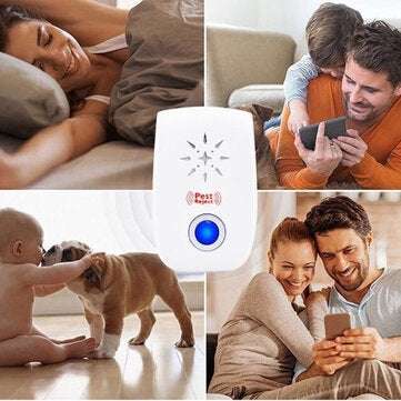 Ultrasonic Mosquito Repellent Mosquito Double Horn Mouse Cockroach Flea Killer