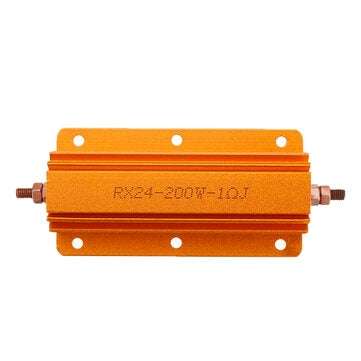 RX24 200W 1R Resistor Gold Aluminum Shell Resistor for Power Supply Sensor Stage Audio