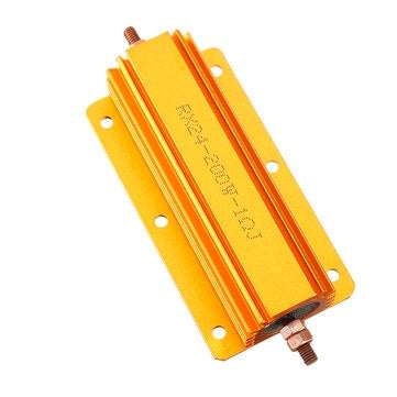 RX24 200W 1R Resistor Gold Aluminum Shell Resistor for Power Supply Sensor Stage Audio
