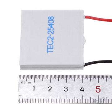 TEC2-25408 Double Layer Heatsink Cooling Peltier TEC Semiconductor Thermoelectric Cooler 40mm*40mm*7