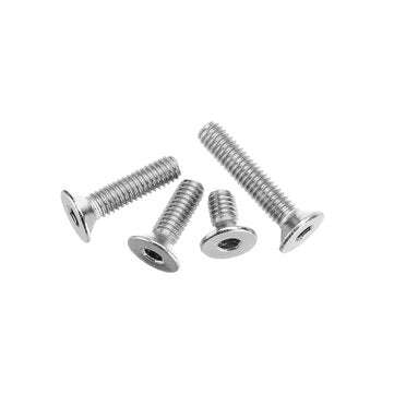 Suleve MXSH8 1220Pcs Stainless Steel Hex Socket Flat Head Screws Bolt Nuts Washers Assortment Kit M2