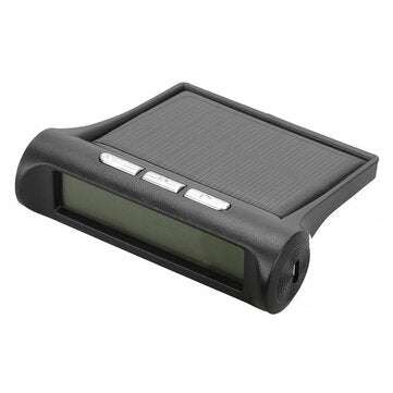 Solar TPMS Tire Pressure Monitor System 4 External Sensors For RV Truck Trailer