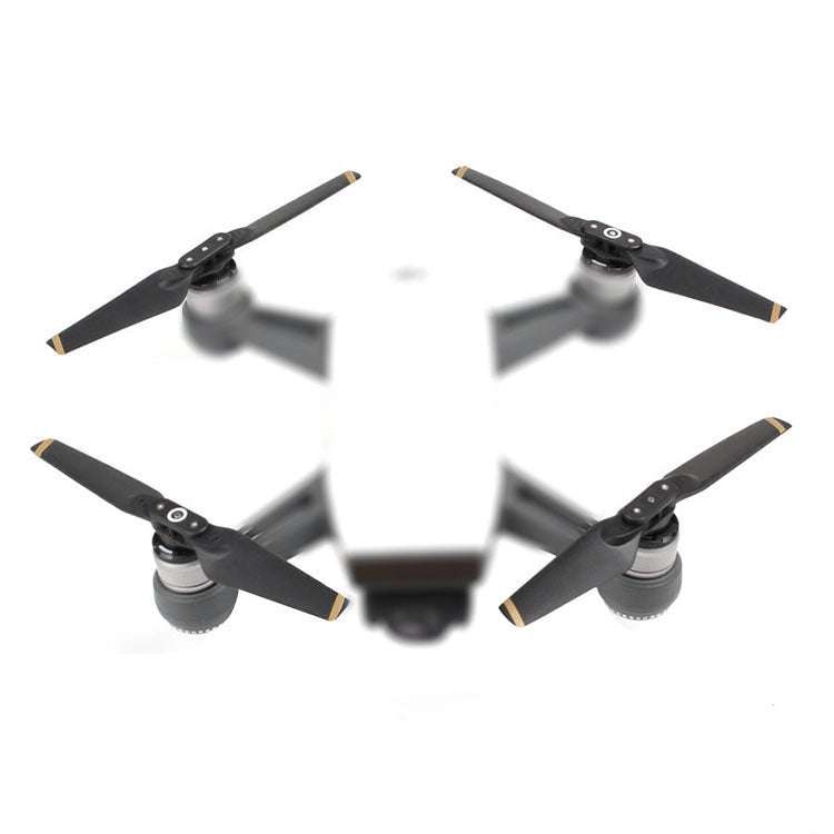 2 Pairs 4730F Foldable Quick-Release CW / CCW Propellers for DJI Spark(Gold)