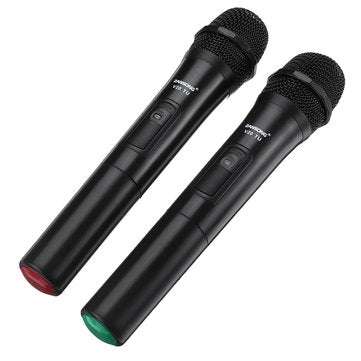 UHF USB 3.5mm 6.35mm Wireless Microphone Megaphone  Mic with Receiver for Karaoke Speech Loudspeaker