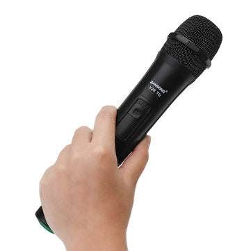 UHF USB 3.5mm 6.35mm Wireless Microphone Megaphone  Mic with Receiver for Karaoke Speech Loudspeaker
