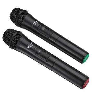 UHF USB 3.5mm 6.35mm Wireless Microphone Megaphone  Mic with Receiver for Karaoke Speech Loudspeaker