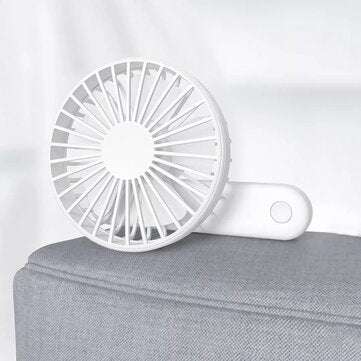 Qualitell 180 Foldable 3-Speeds USB Charging Portable Handheld Fan Intelligent Gear Memory Low Noi
