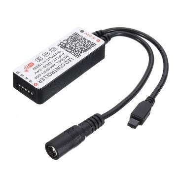 Smart WiFi 5Pin RGBW LED Strip Controller+32Keys Remote Control Work With Amazon Alexa Google Assist