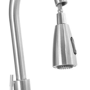 Stainless Steel Hot And Cold Pull Tap Simple Pull Kitchen Sink Faucets
