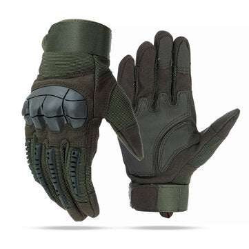 Touch Screen Full Finger Gloves Motorcycle Military Tactical Airs... (SIZE.: XL | COLOR.: ARMYGREEN)