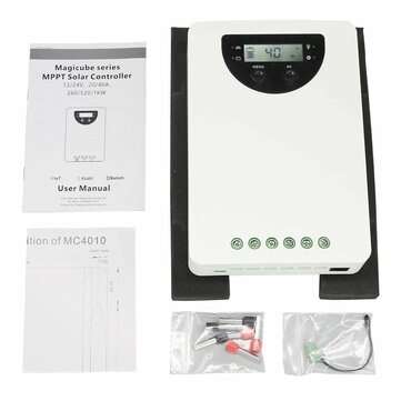 PowMr MPPT 20A 40A Solar Charger Controller 12/24V Intelligent Smart Solar Panel B... (CURRENT: 40A)