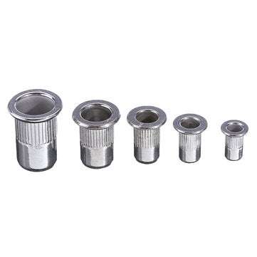 Suleve MXRN5 180Pcs M3/M4/M5/M6/M8/M10 Stainless Steel Rivet Nut Threaded Countersunk Head Insert Nu