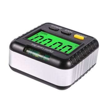 Mini Magnetic Digital Inclinometer Level Woodworking Angle Meter Finder 360 Degree Protractor Base E